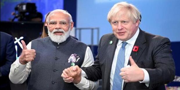 Brittan Prime Minister Boris Jhonson Visited Today India