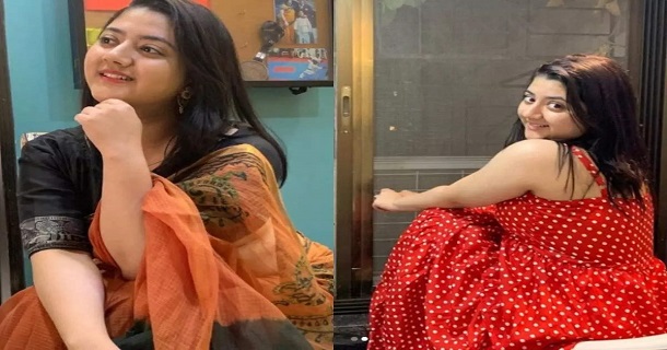 Actress shreya sharma hot photos in short gown showing thighs