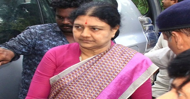 Sasikala claims munjaameen from the bribe case of bangalore jail