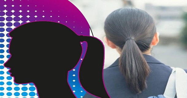 Pony tail hairstyle has been banned for school girls in japan