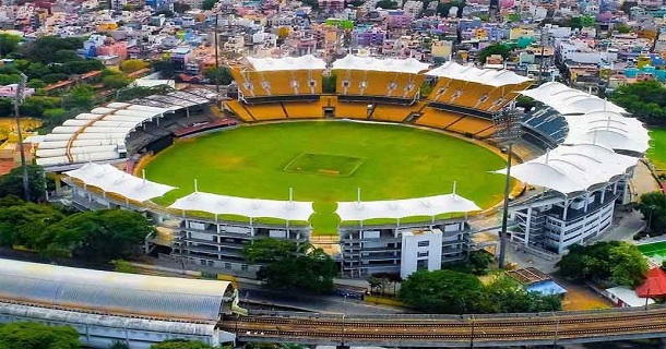 Chennai chepauk stadium getting renovated to new look for increased viewers