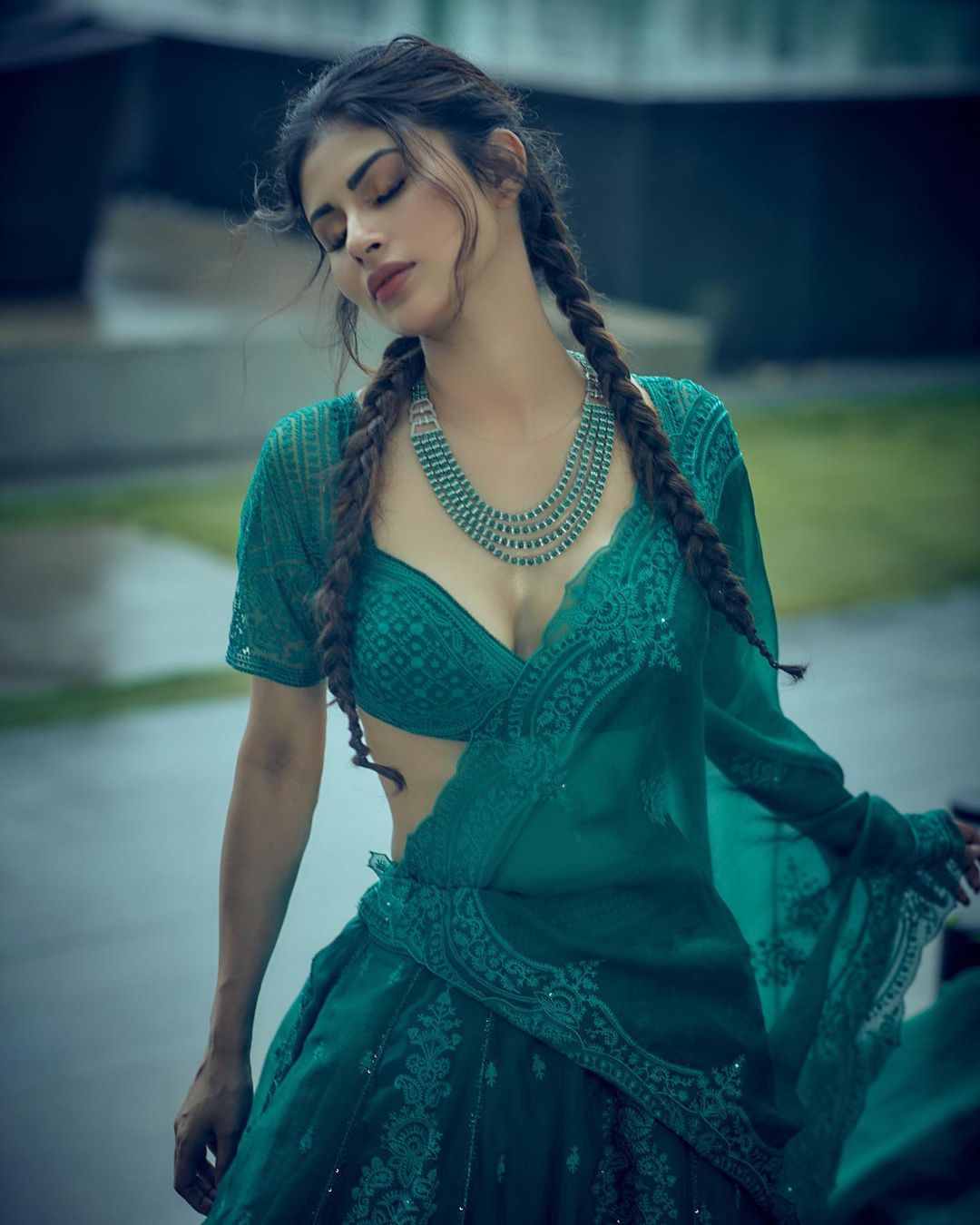 Mouni roy photos in different single gown