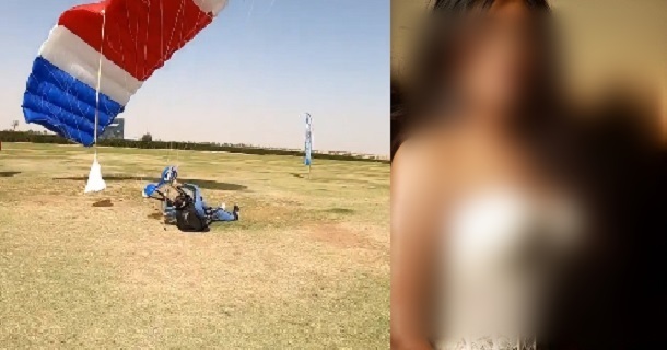 Eesha rebba sky diving video getting trending on social media