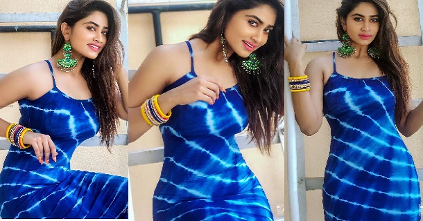 Shivani narayanan hot pics in short top and jean tamil actress kollywood