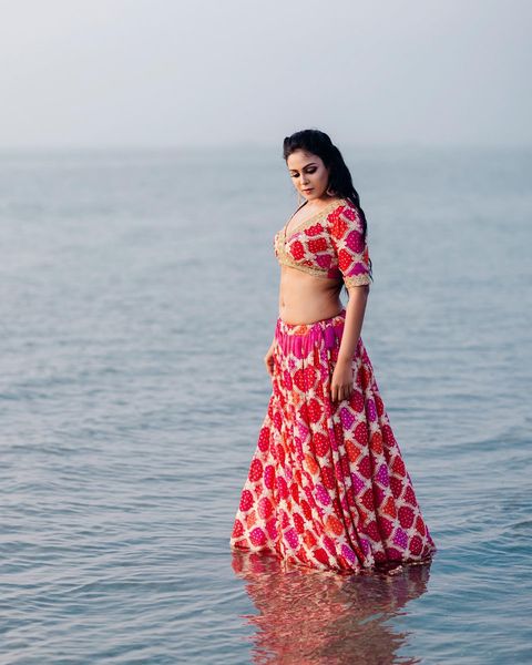 Chandini tamilarasan hot photoshoot without saree pics jerks fans