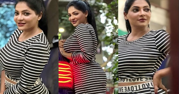 Reshma pasupuleti hot photos in saree side pose tempting fans