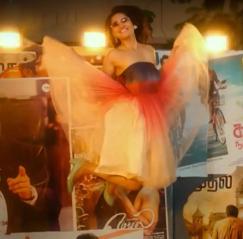 Vani bhojan hot strapless photos on an ad shoot getting viral