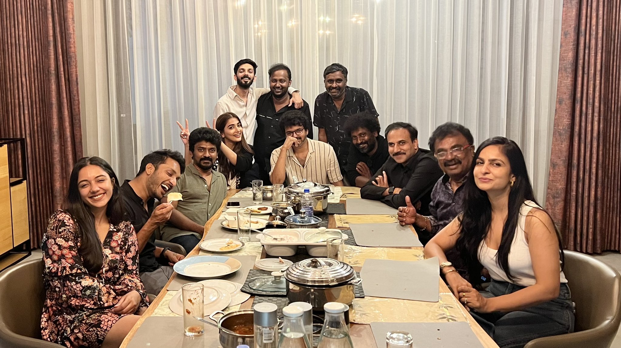 Vijay team lunch with beast team and nelson dilipkumar thanks note viral