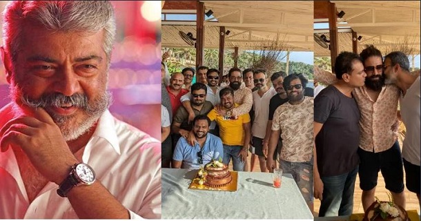 Ajith famous dialogue written on kgf 2 success party cake indicates kgf chapter 3