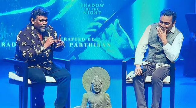 Parthiban throws mike from stage infront of arrahman video getting viral