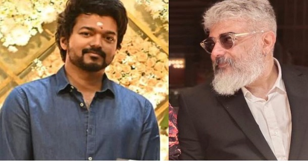 Vijay and ajith family meets together information getting viral on social media