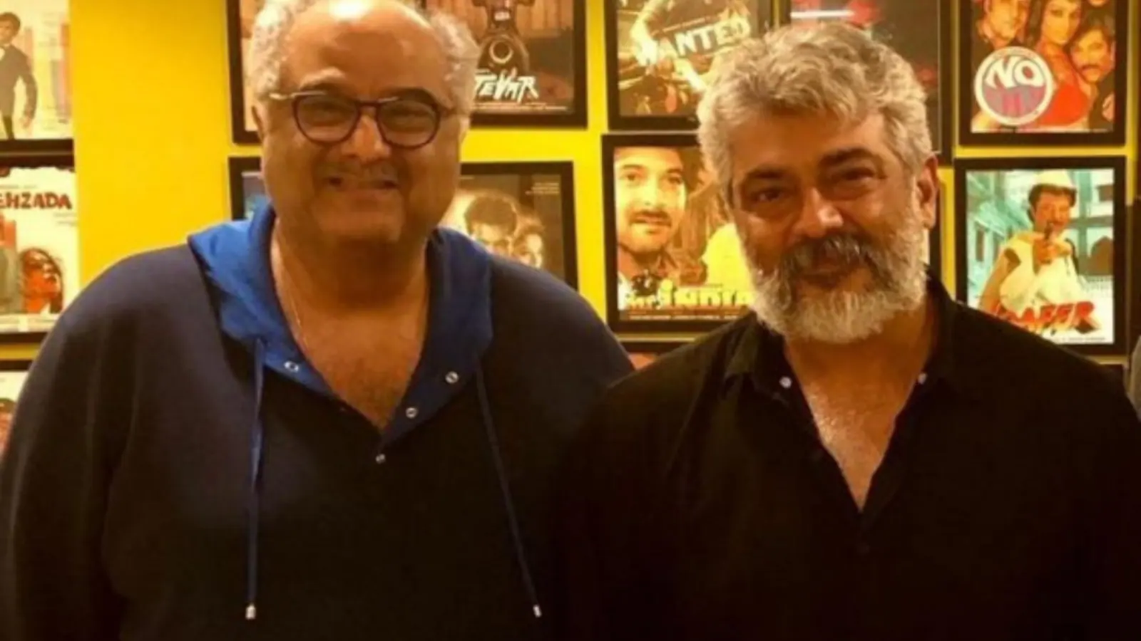 Ajith kumar spotted in london super market video getting viral on social media