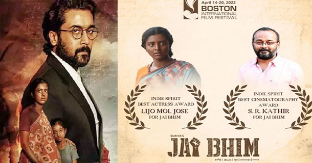 Jai bhim receives 2 boston international festival awards