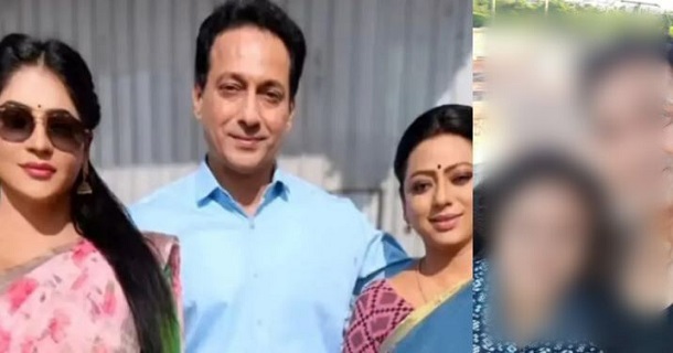 Baakiyalakshmi fame actor sathish kumar real wife photo getting viral