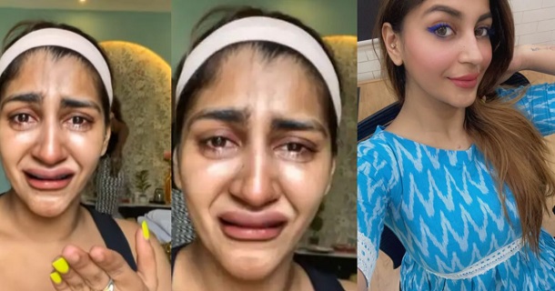 Yashika anandh funny filter face video getting viral on social media