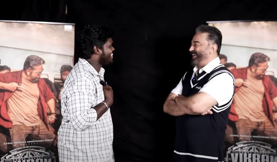 Kamal haasan surprise visit during fan boy moment fan interview