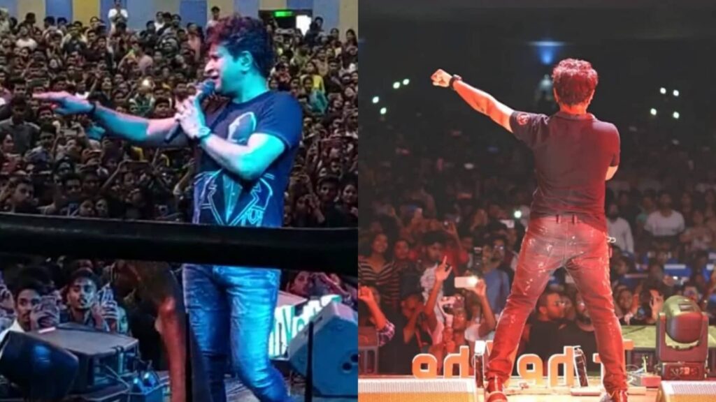 Krishnakumar kunnath to get out of the stage after uncomfort feel viral video