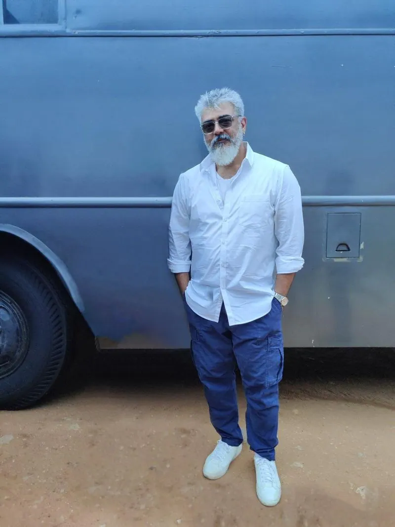 Ajith kumar photos and videos from trichy riffle club getting trending on social media