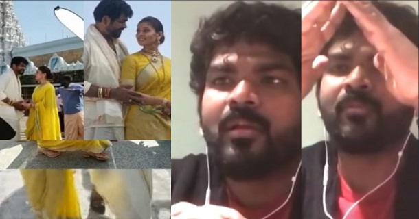 Vignesh shivan apology post for tirupati photoshoot and chappal issue in restricted area