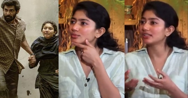 Sai pallavi explains about her previous interview which got in an issue