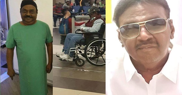 3 fingers in leg has been removed for former actor vijayakanth due to blood circulation issue