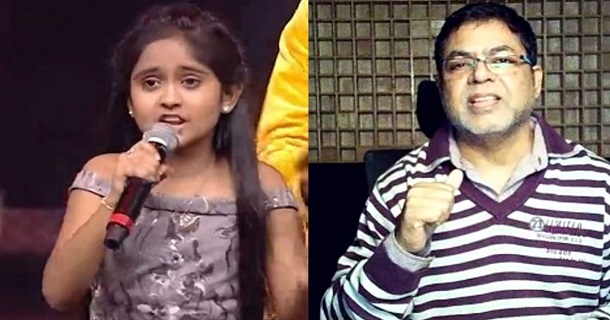 James vasanth angry on super singer finale song sung by 8 year old girl