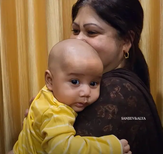 Alya manasa and sanjeev revealed their 2nd baby on video