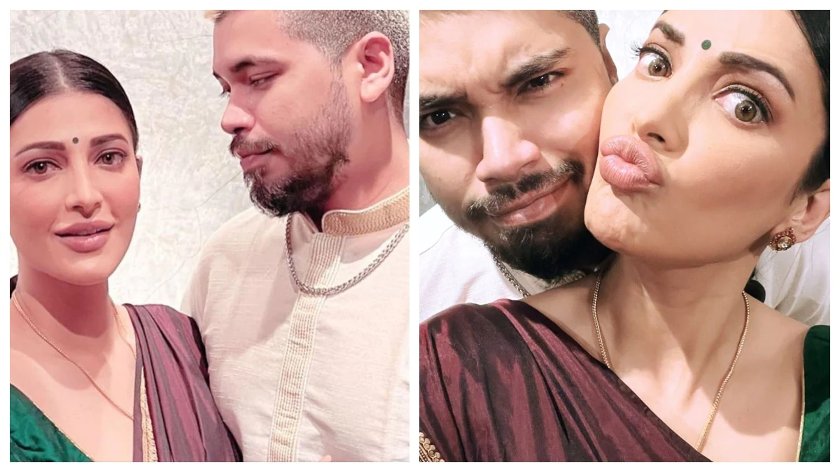 Shruthi haasan posts intimate photos with her boy friend