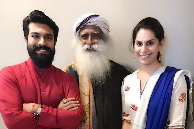 Ram charan wife about baby birth and sadhguru reply video getting viral on social media
