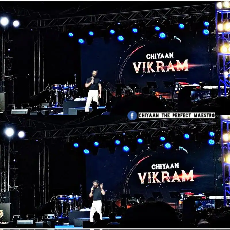 Chiyaan vikram speech in cobra audio launch video getting viral on social media