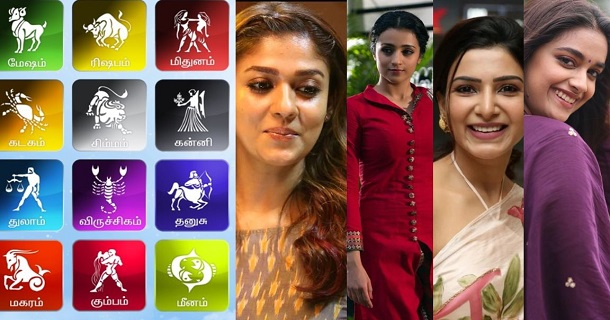 Zodiac signs of top tamil actress list
