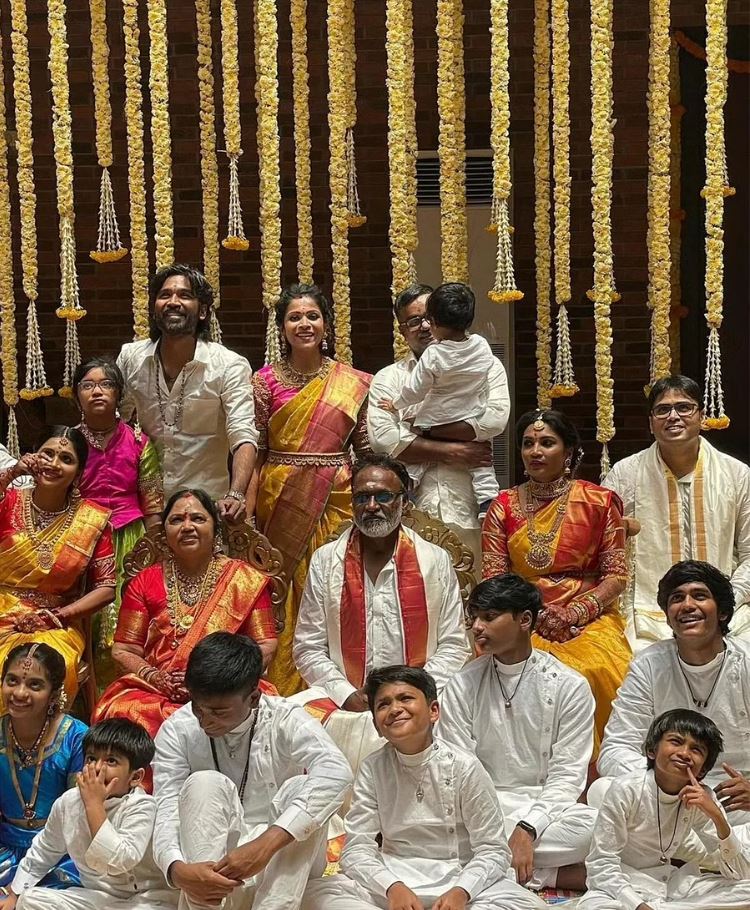 dhanush and aiswarya rajinikanth unites together for son school celebration