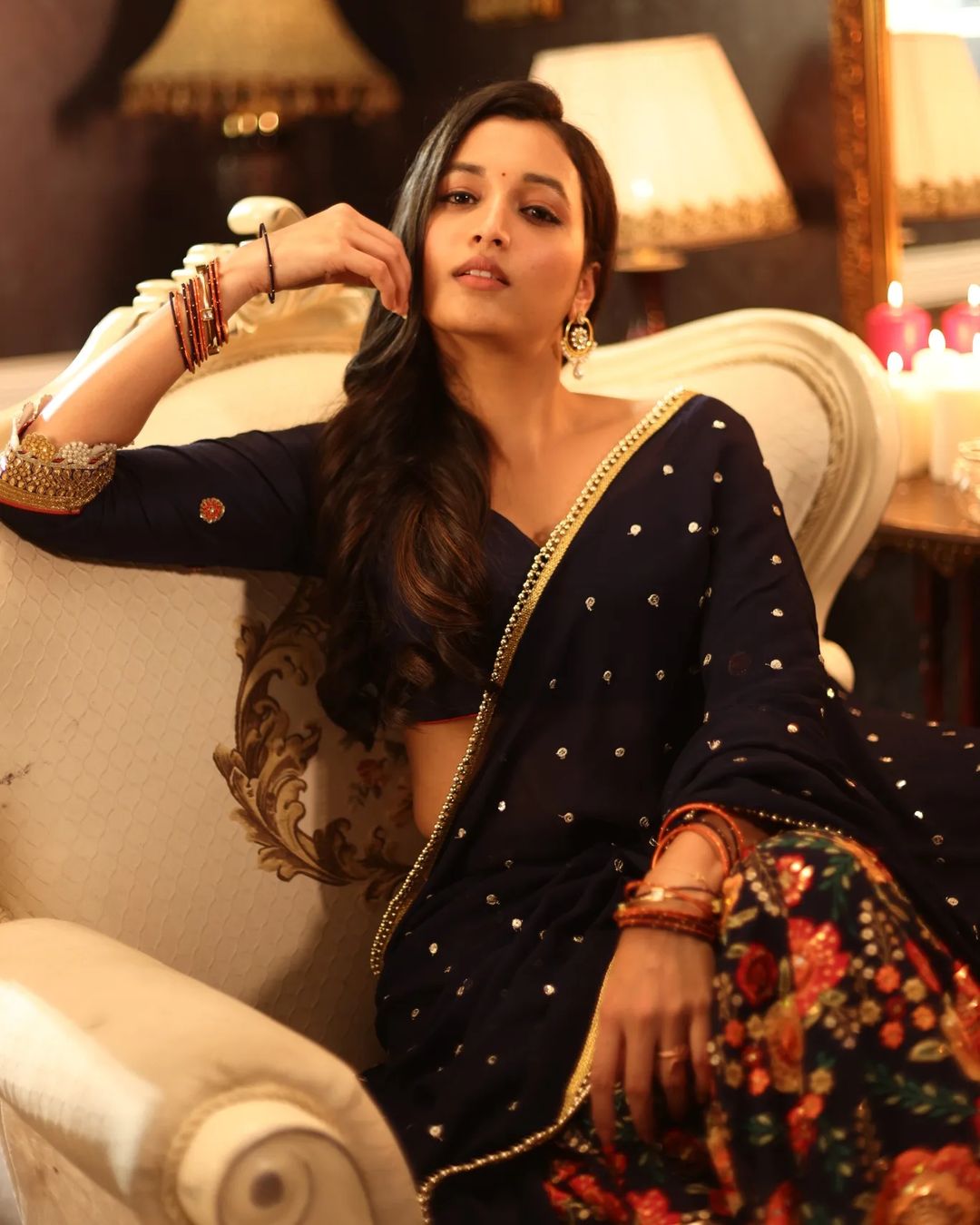 Actress srinidhi shetty hot photos in yellow colour lehenga getting viral