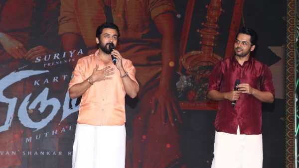 Suriya says about dilli versus rolex in viruman audio launch video getting viral