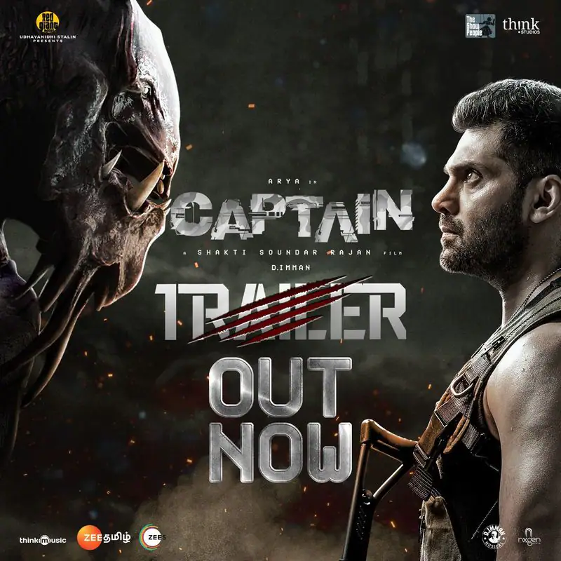arya starring captain trailer video getting viral