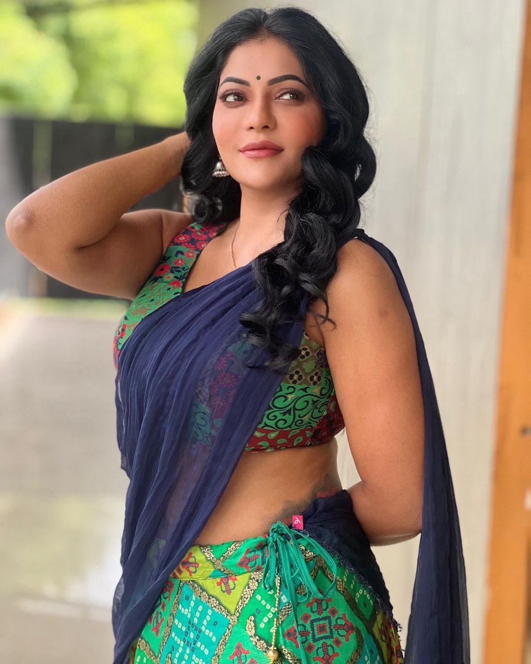 serial actress reshma pasupuleti hot stunning in modern dress