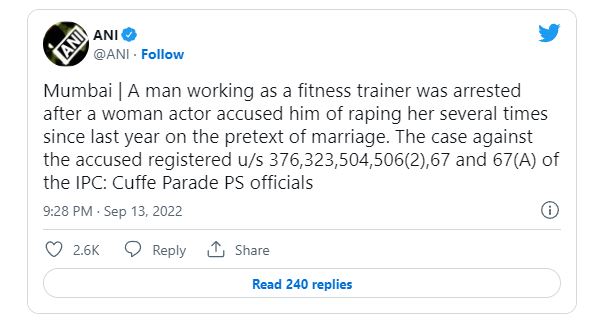 popular south indian actress complaints on a gym trainer who sexually abused her