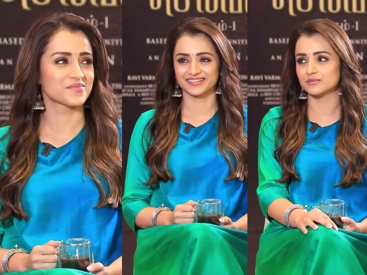 trisha avoids to answer thalapathy67 question in ponniyin selvan promotion