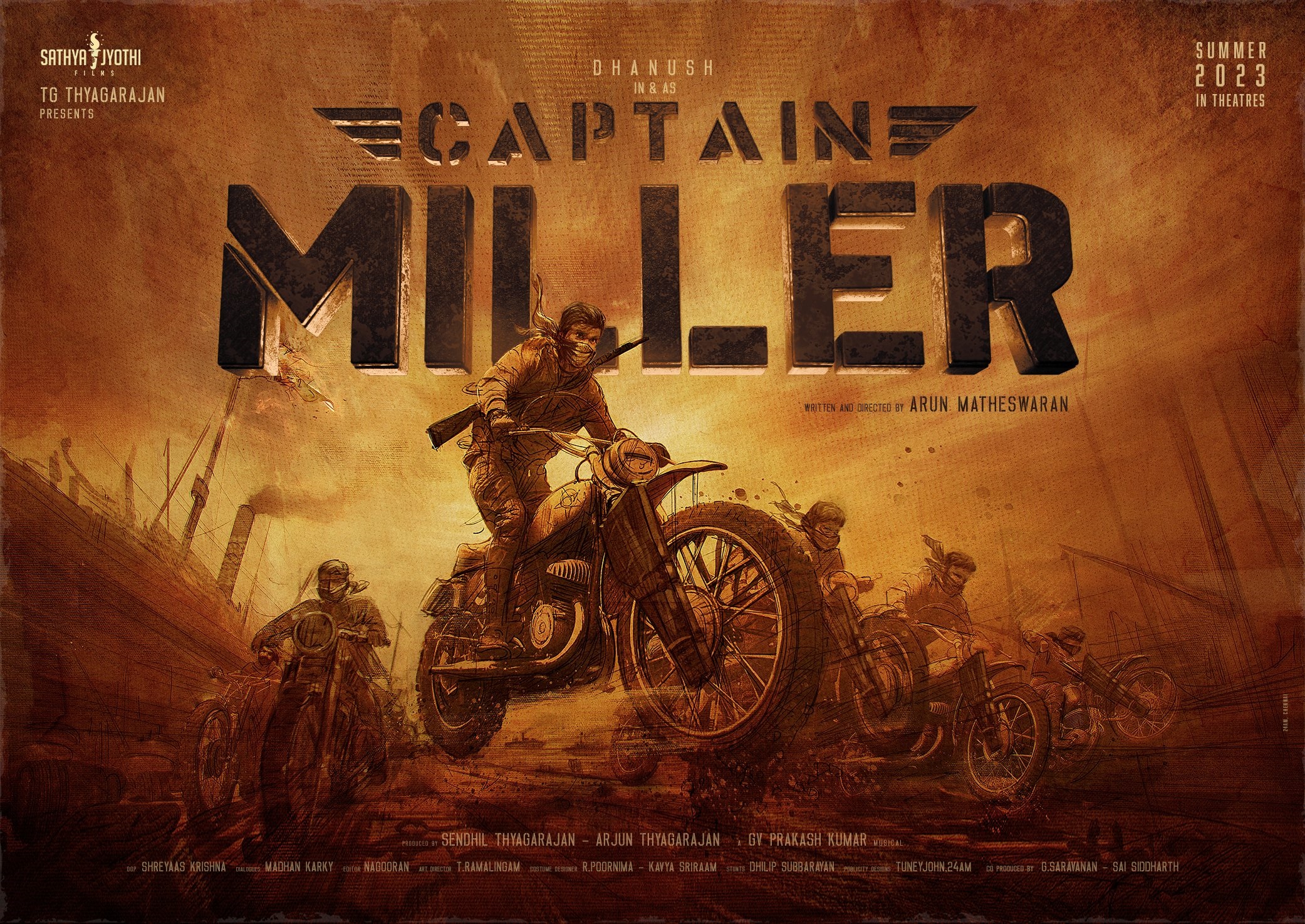 captain miller pooja happened and to start shoot quickly