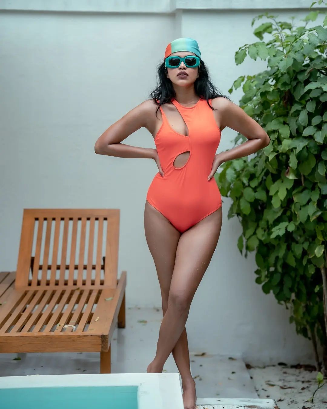 actress amala paul hot photos in single bikini dress