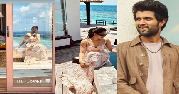 rashmika and vijay devarakonda enjoyinga vacation in maldives netizens found similarity
