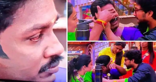 fight betweeen gpmuthu and dhanalakshmi gp muthu started crying because of dhanalakshmi