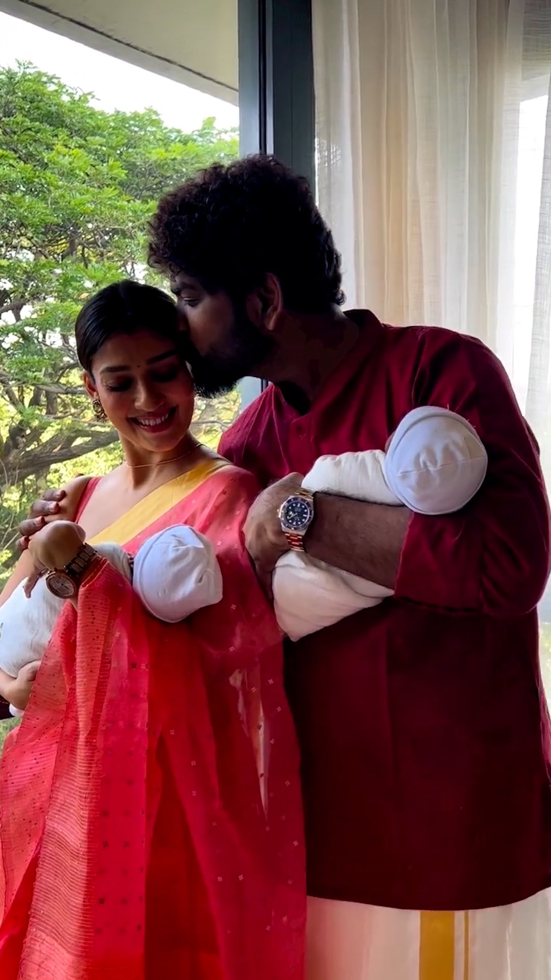 actress radhika sarathkumar met nayanthara and vignesh shivan with their babies photo getting viral