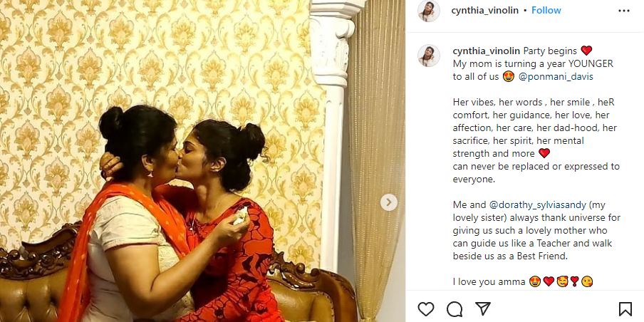 cynthia kisses mom in her lip netizens reactio viral