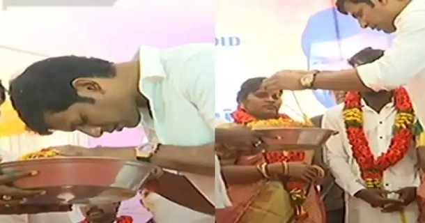 controversy created in vishal free marriage function getting viral
