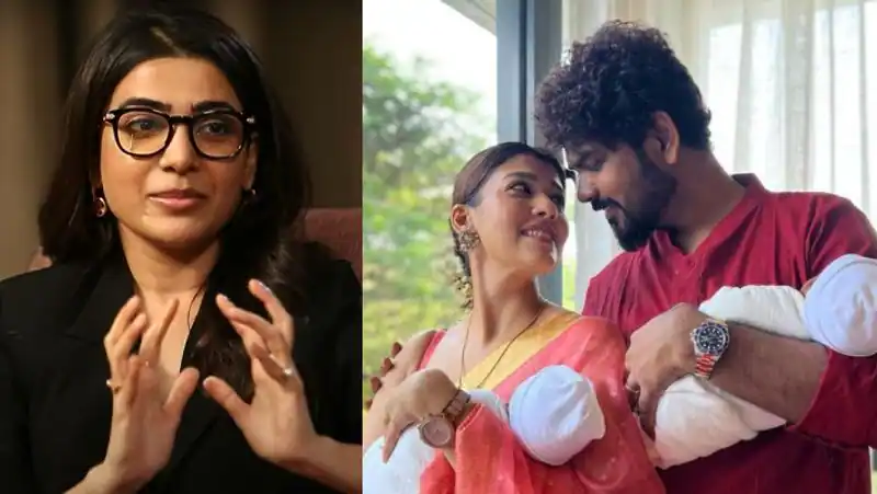 samantha speaks up about nayanthara vignesh shivan surrogacy babies in yasodha movie interview