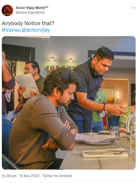 varisu movie vijay script papers getting viral on social media