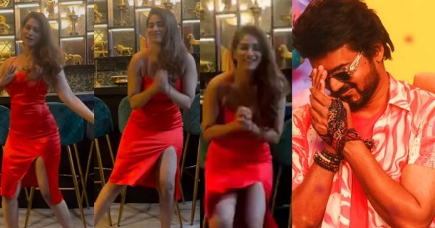 shivani narayanan hot dance video for ranjithame song video getting viral