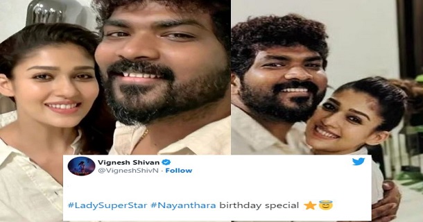 vignesh shivan announces about nayanthara birthday surprise update poster getting viral