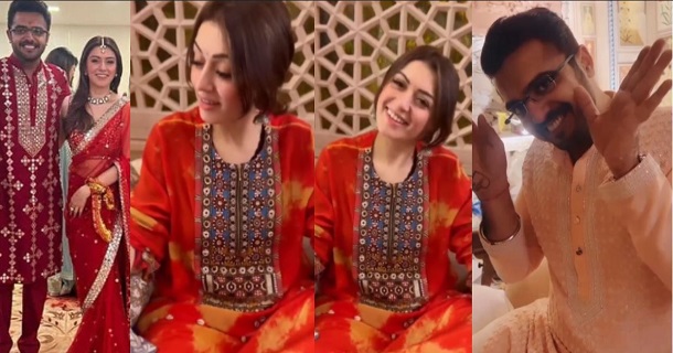 hansika marriage rituals started with mehandi function video getting viral on social media